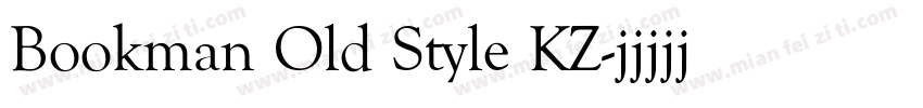 Bookman Old Style KZ字体转换